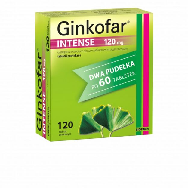 Ginkofar Intense x 120 tabletki