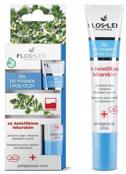 FLOS-LEK Żel ze świetlikiem 15g