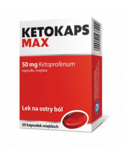 Ketokaps Max 50mg x 20kaps.