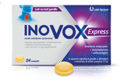 Inovox Express smak miod-cytryx 24 past