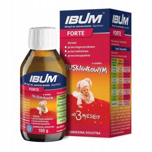 Ibum Forte 200mg/5ml Truskawka x 100g