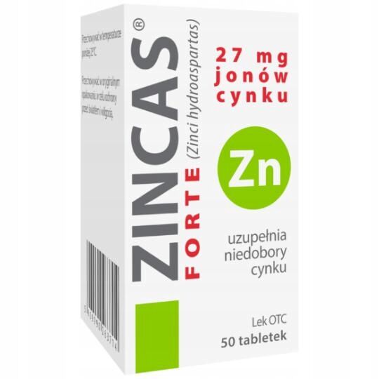 Zincas forte 27mg x 50tabl.