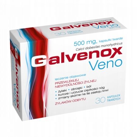 Galvenox Veno 500mg x 30kaps.