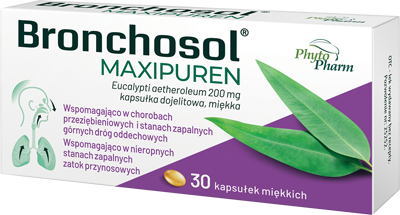 Bronchosol Maxipuren 30 kaps. dojel.