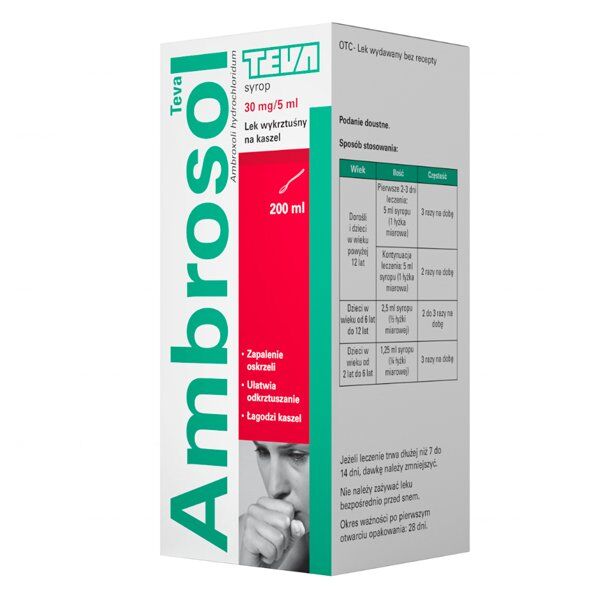 Ambrosol 30mg/5ml syrop 200ml