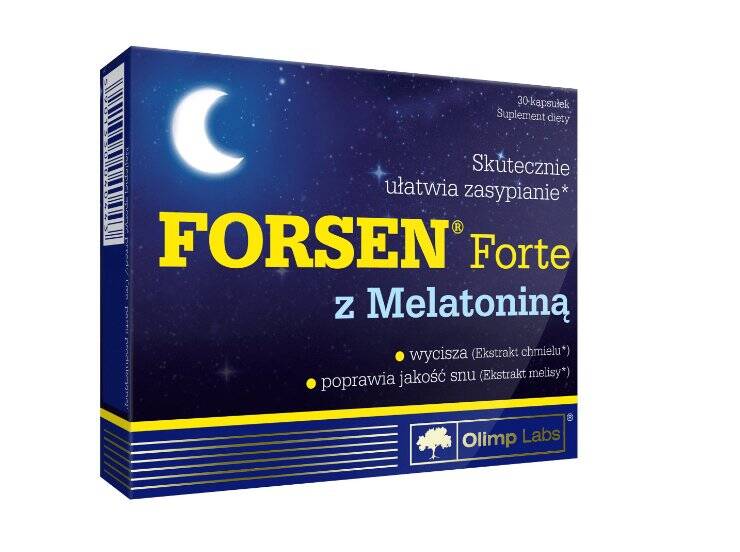 Olimp Forsen Forte z melatoniną x 30kaps.