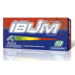 Ibum 125mg x 10czopków