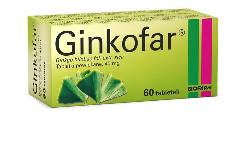 Ginkofar 40mg x 60tabl.