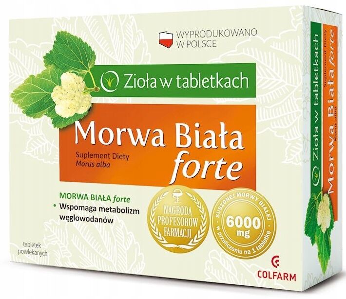 Morwa Biała Forte x 60tabl. COLFARM