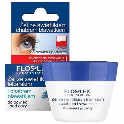 FLOS-LEK Żel ze świetl.i chabr.bławat. 10g