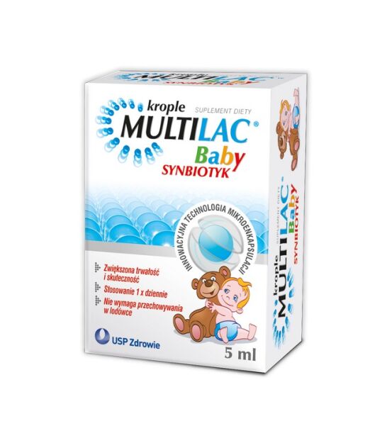 Multilac  BABY Synbiotyk Krople x 5ml