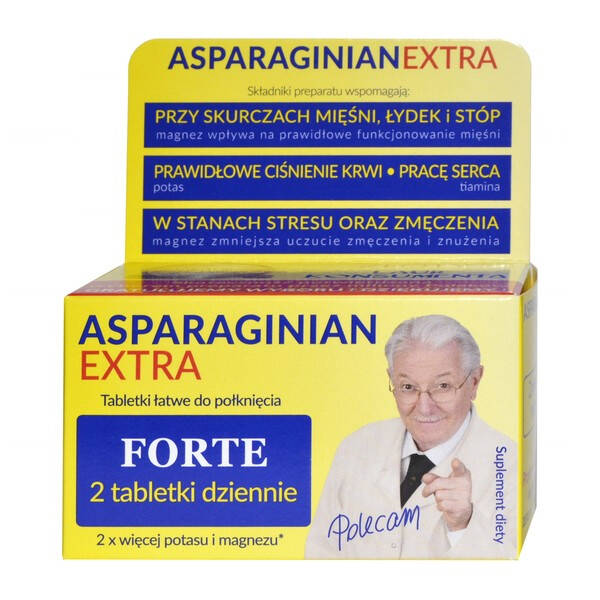 Asparaginian Extra x 50tabl. UNIPHAR