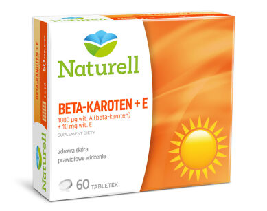 NATURELL Beta-karoten + vit.E x 60tabl.