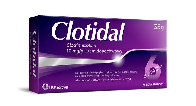 Clotidal  krem 35g  + 6 apl