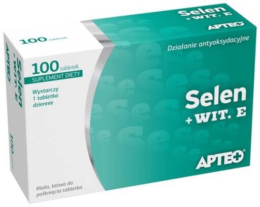 Selen + wit. E x 100tabl. APTEO