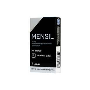 Mensil 25mg x 4tabl.